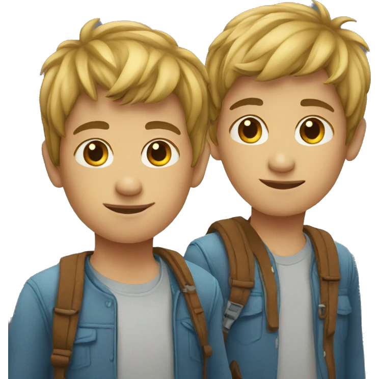 two boys emoji