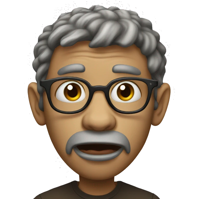 Un singe  bizarre emoji