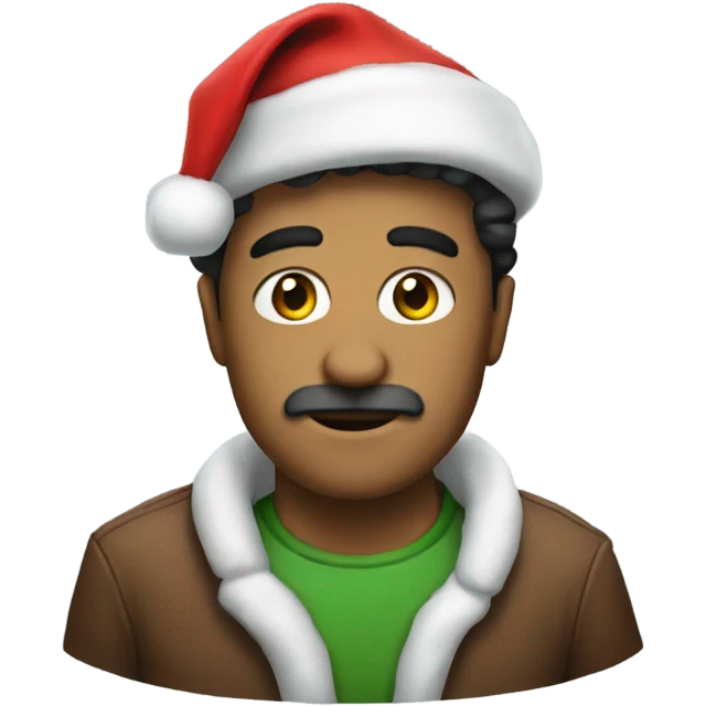 Gustavo with Santa Hat emoji