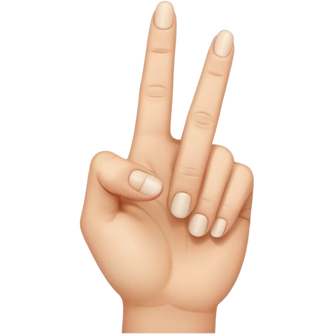 A hand with middle finger down emoji