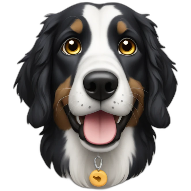 stabyhoun begging for treats emoji
