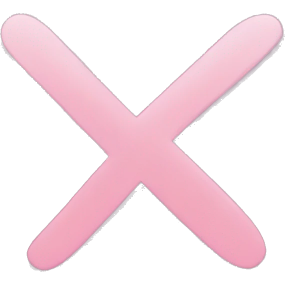 Light pink checkmark emoji