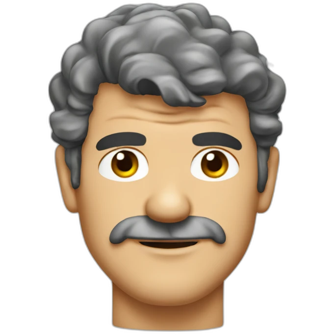 antonio banderas cartoon wearing shirt emoji