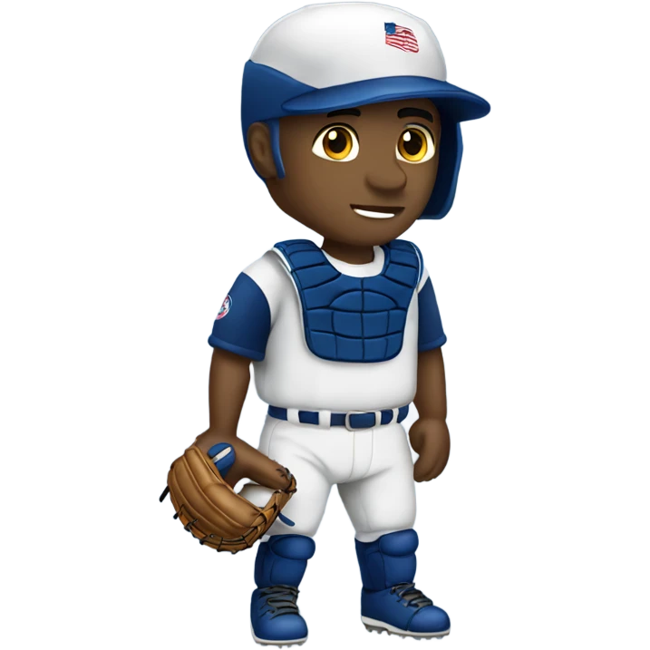 Baseball catcher emoji