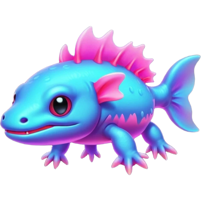 Axolotl gaming emoji