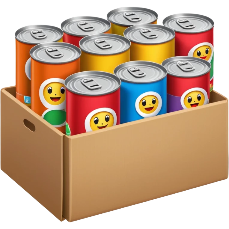 canned food in a box emoji