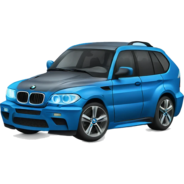 bmw blue with lights emoji