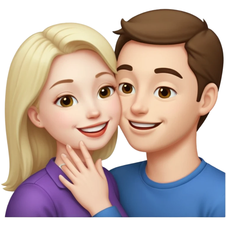 Kiss ass  emoji