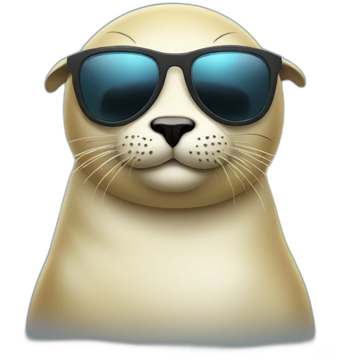 seal with sunglasses emoji