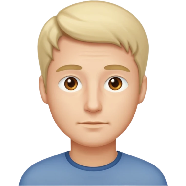 calm, serene man emoji