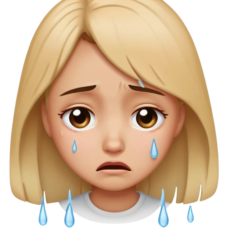 Fille pleurnicher  emoji
