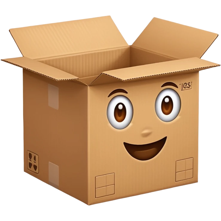 Cardboard box emoji
