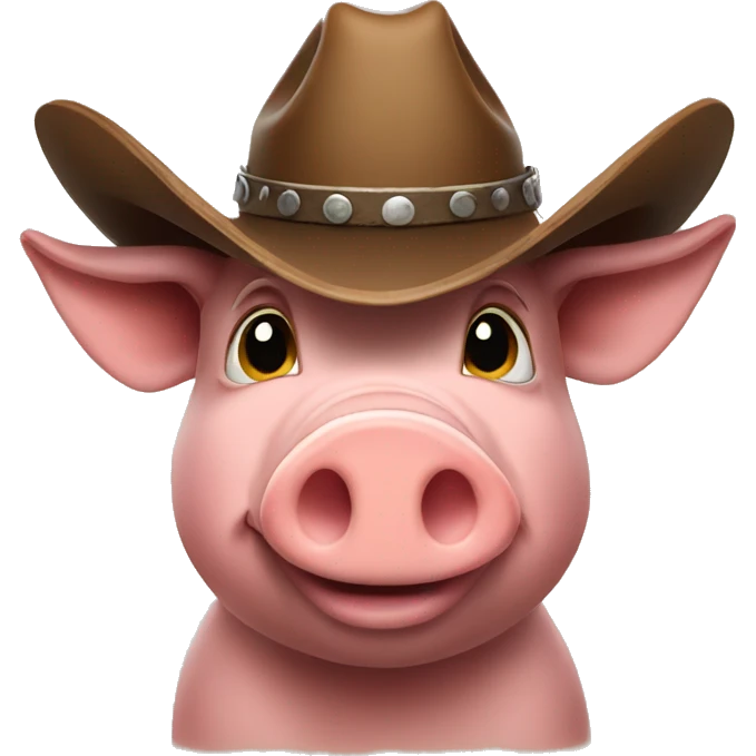 pig with cowboy hat emoji