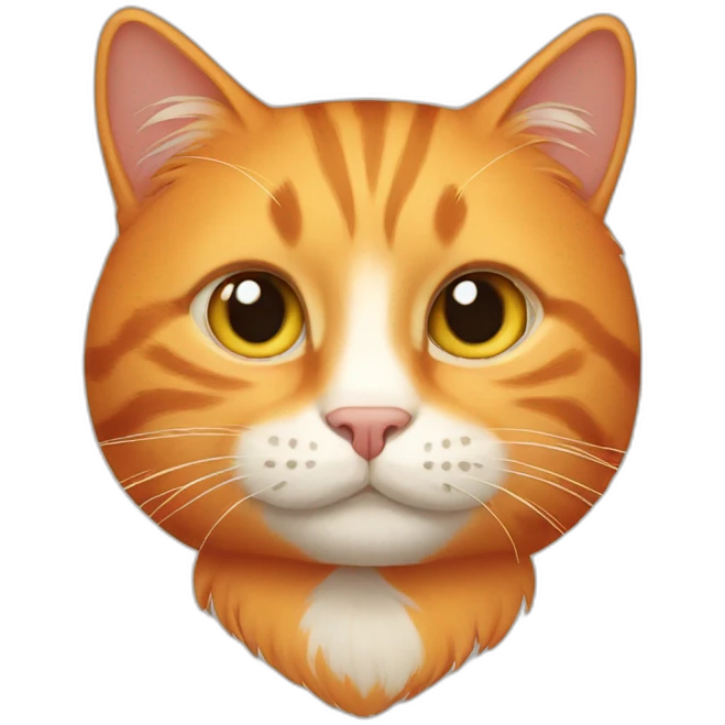 orange cat emoji