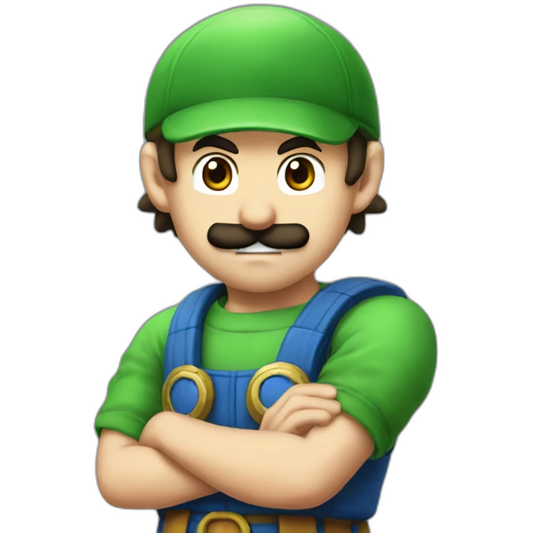 Luigi songoku merge emoji