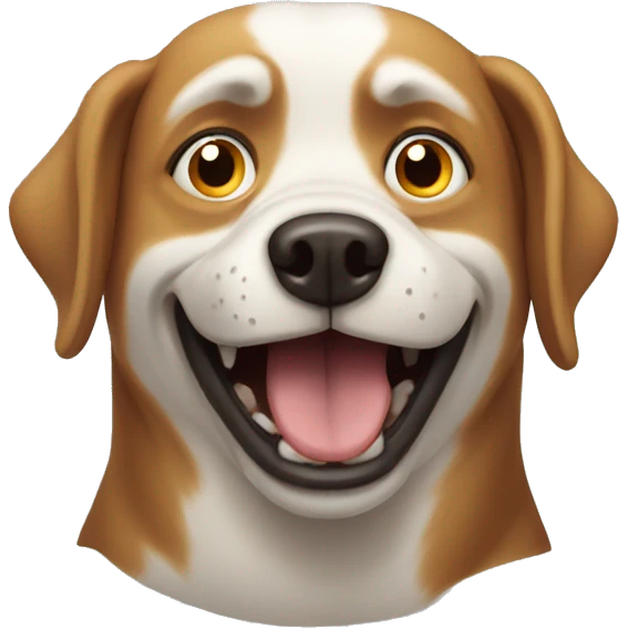hysterical dog  emoji