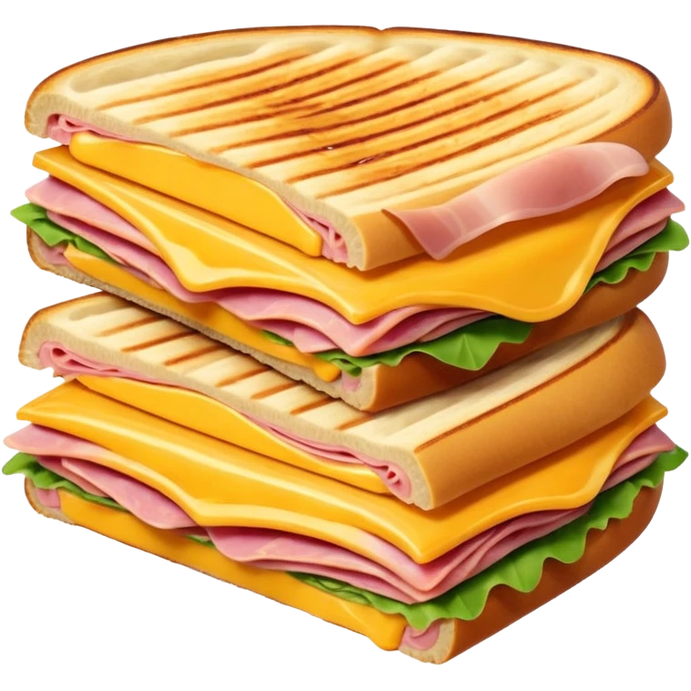 panini with ham and cheese emoji