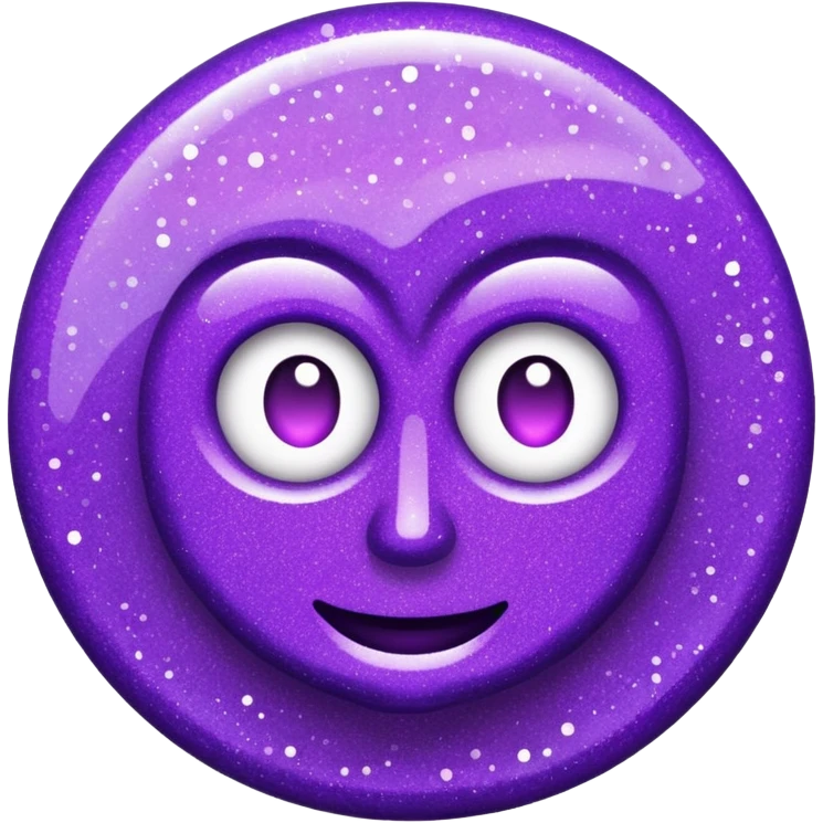 symbol glitter purple $ emoji