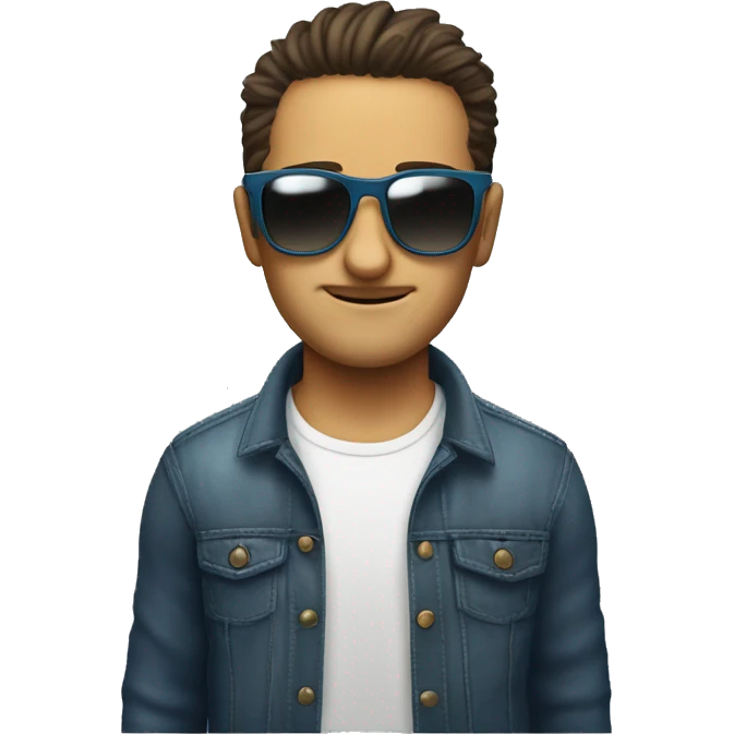 Tiburon fiestero Con gafas cool emoji