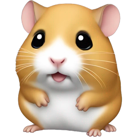 meme mini hamster with cartoon styled buggati  emoji