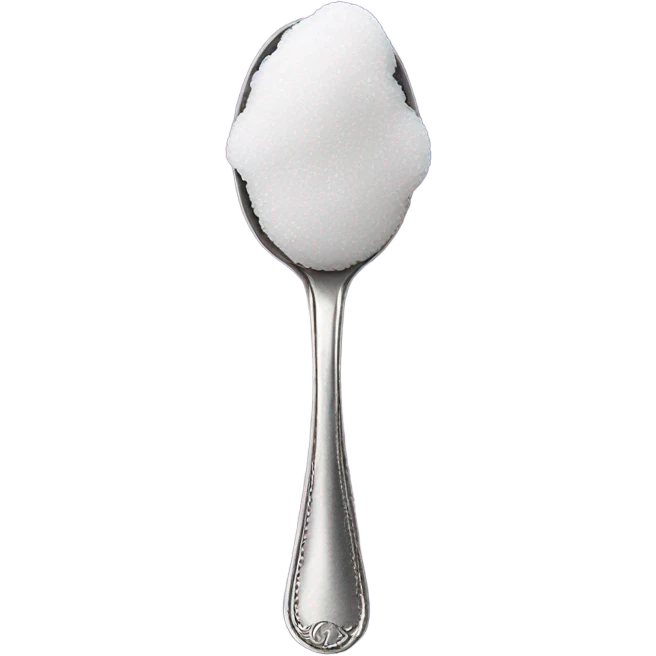 Heaping teaspoon of sugar  emoji
