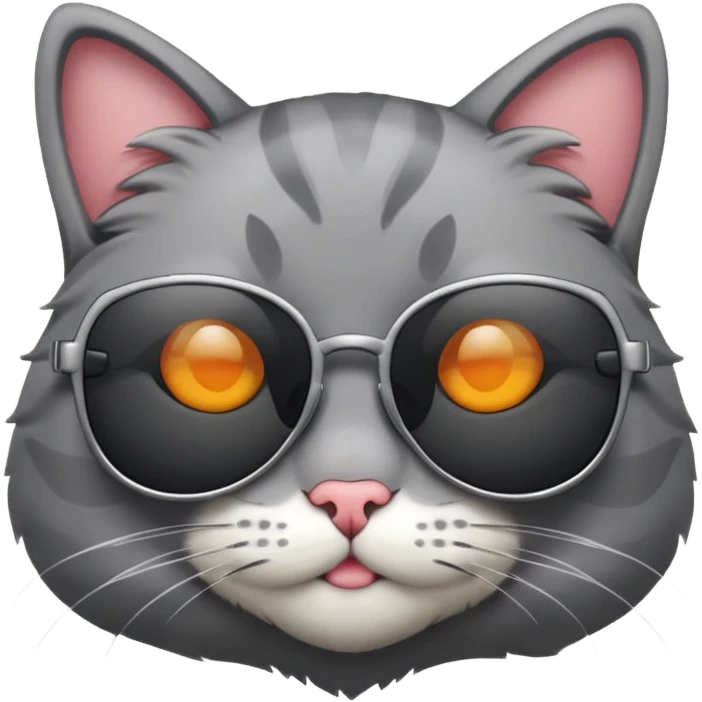 Cat wearing sunglasses emoji