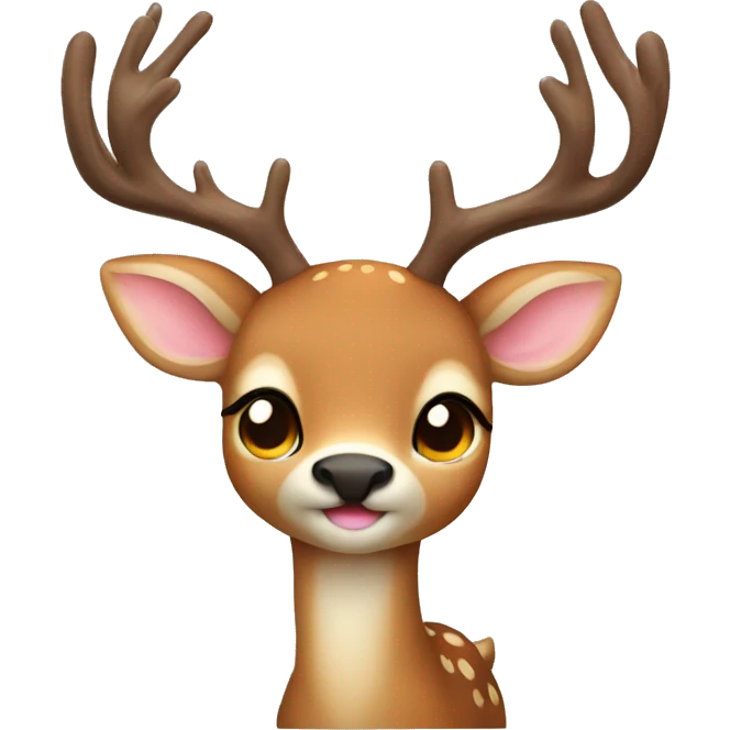 Cute deer emoji