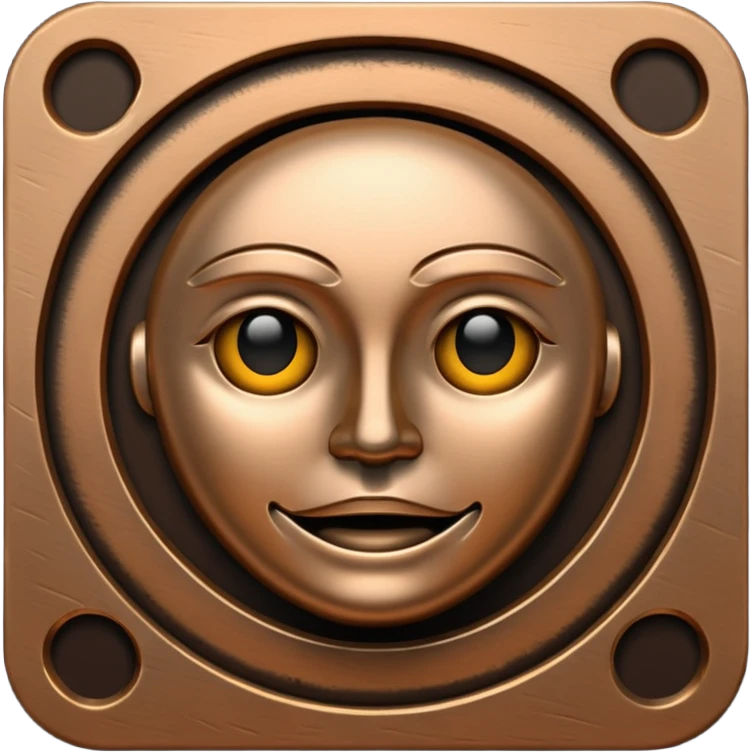 create the dark souls 1 darksign without colors, just the relief emoji