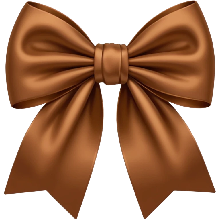 Brown bow emoji