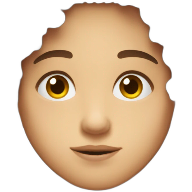 Garçon, cheveux long bouclés,yeux marrons emoji