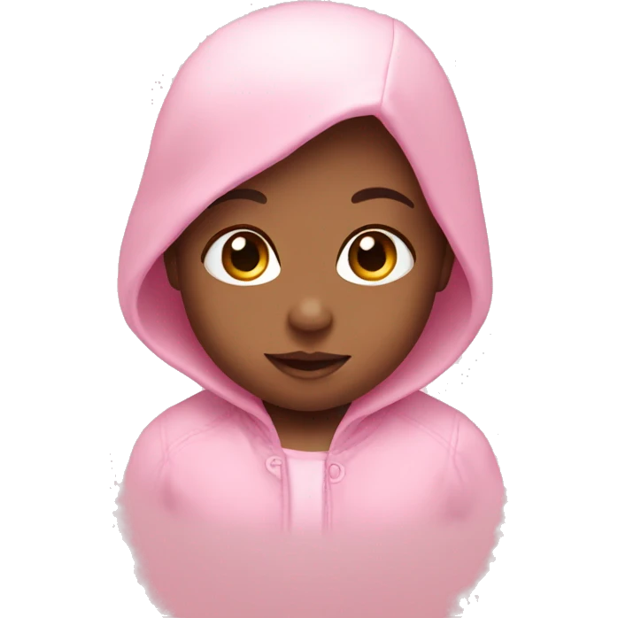 Baby pink heart emoji