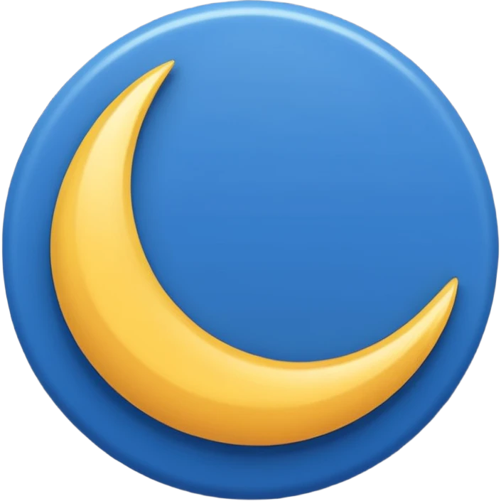 navy blue circle emoji like a text emoji