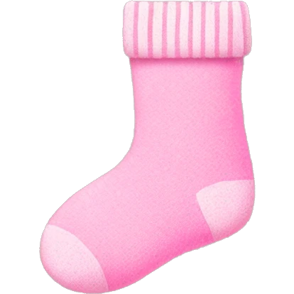 christmas light pink sock  emoji