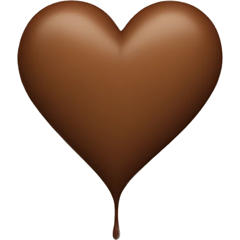 Brown heart emoji