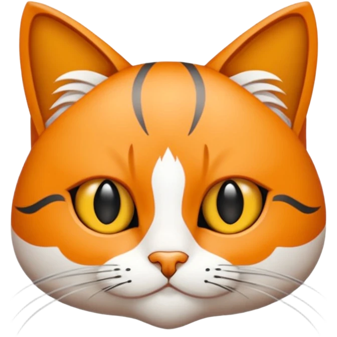 Kedi şeklinde Gülen bir yüz emoji
