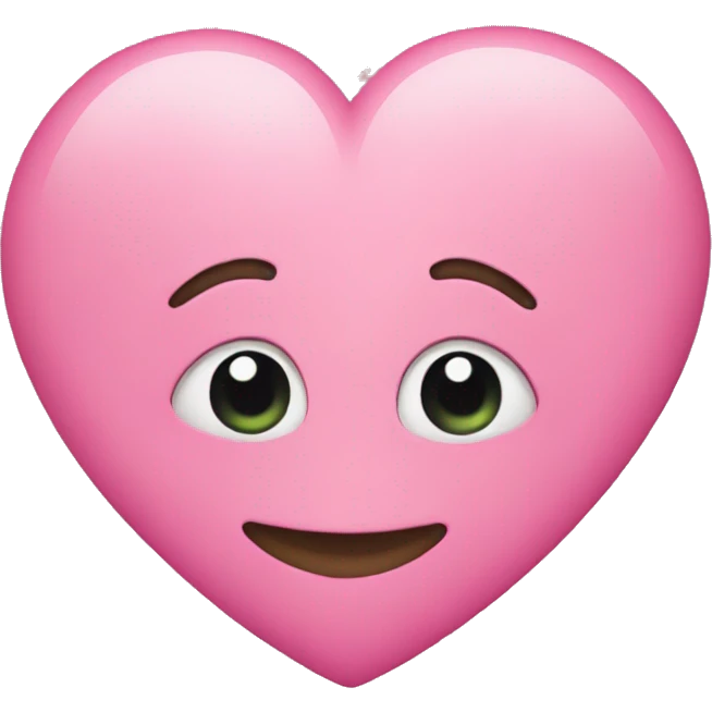 Emoji pink Heart eyes emoji