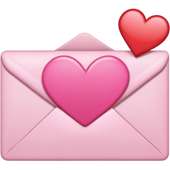 Pink Email  emoji