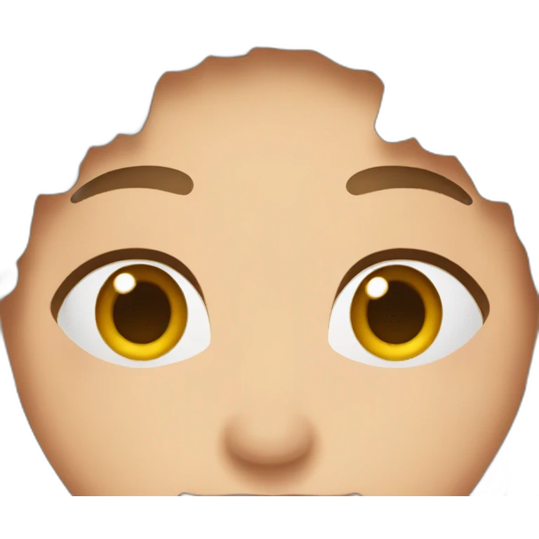 French crop mid shaved Brown Hair emoji emoji