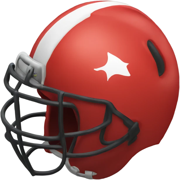 An AFL football red  emoji