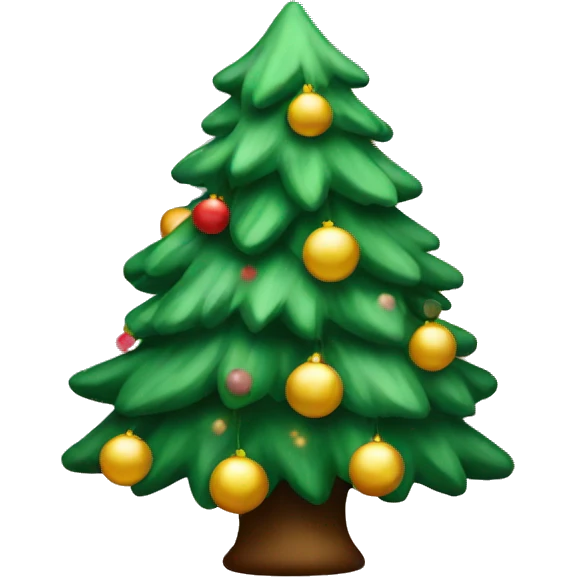 Pretty Christmas tree emoji