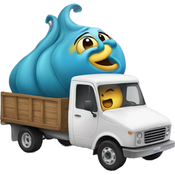 Genie in a truck emoji