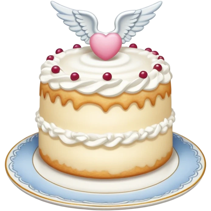 Angel cake dessert luxury  emoji