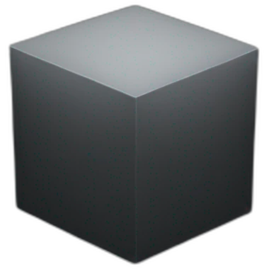 black cube emoji