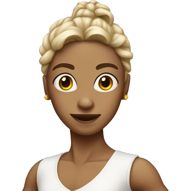 white dancer emoji
