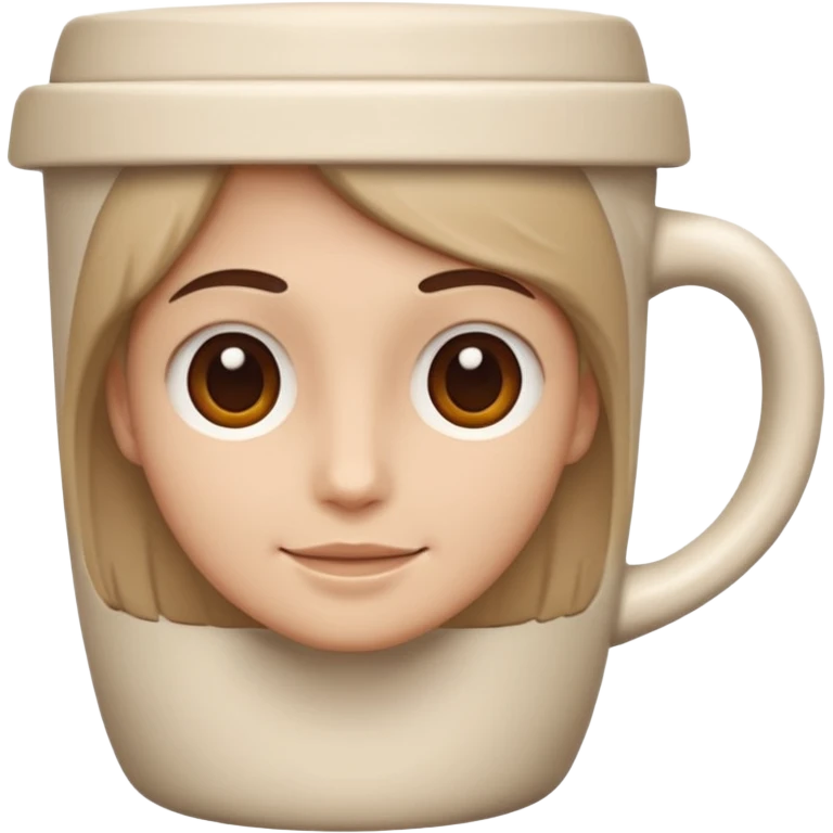 less details on the face, maybe a mix of the cup with 🙂 emoji
