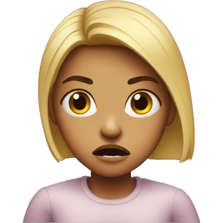 angry girl emoji