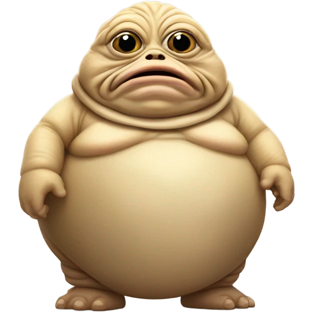 Little baby Jabba the hut  emoji