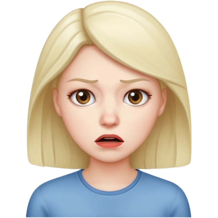 Stupid woman emoji