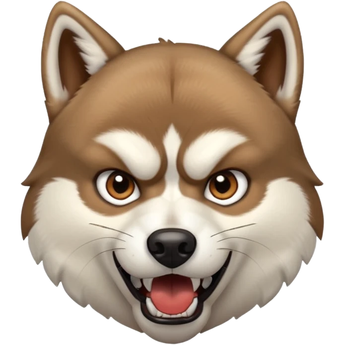 husky angry emoji