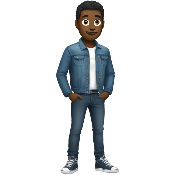 Guy with cool outfit  emoji